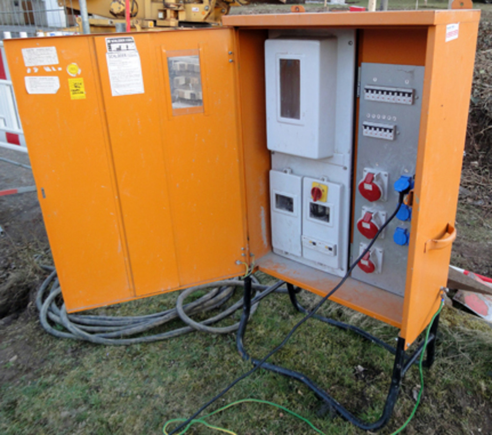 Baustromkasten bei Elektro Robert Kramer Meisterbetrieb in Wörth